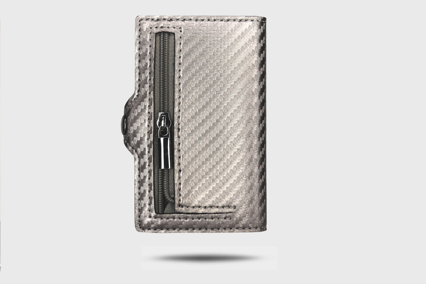 VICOIR EvoSlim Wallet Carbon Silber